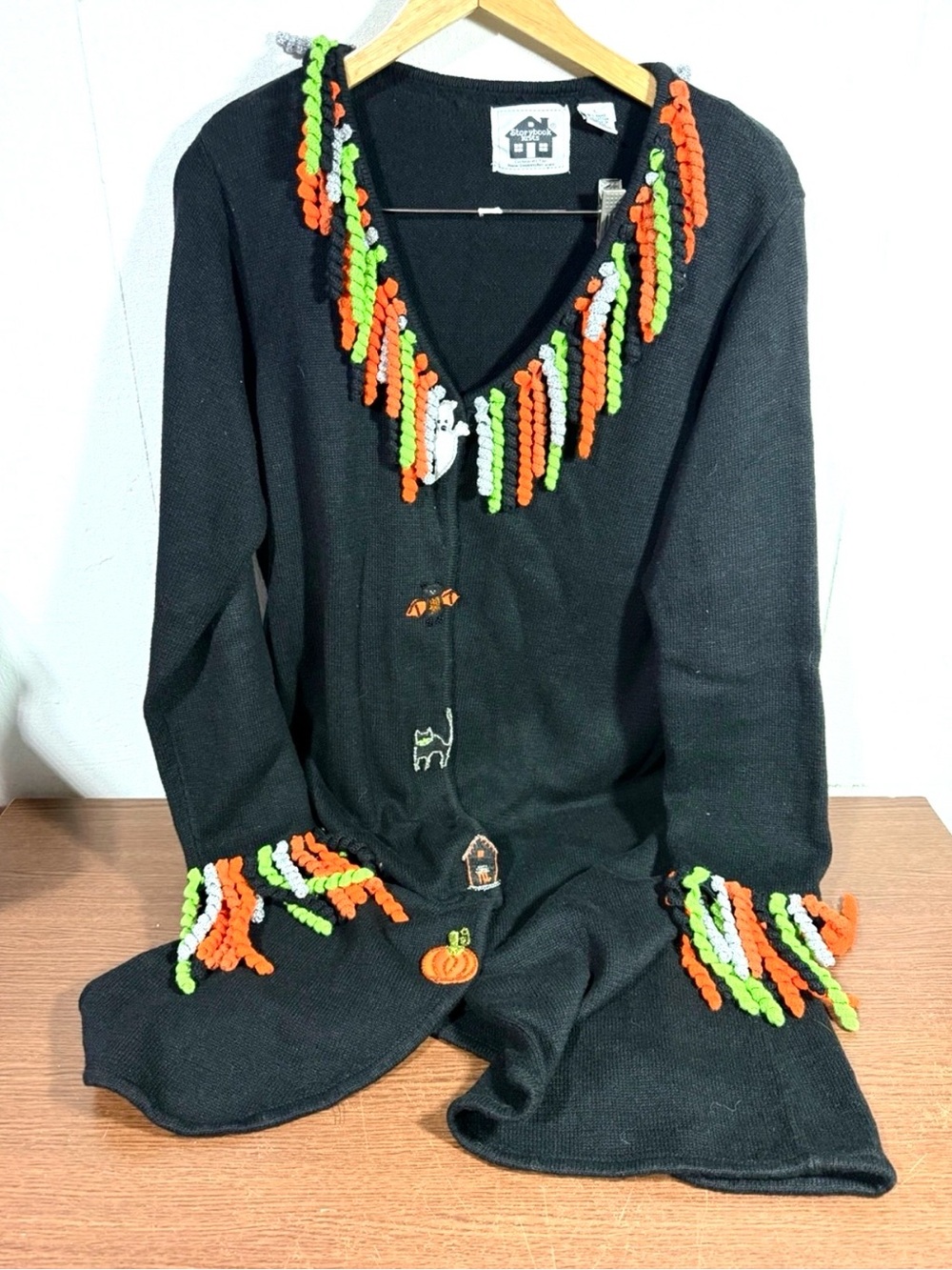 Storybook Knits Vintage Halloween Cardigan 90’s Core